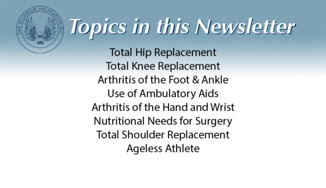 Hughston Clinic Newsletter HHA 17-01