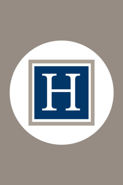Hughston round logo, small