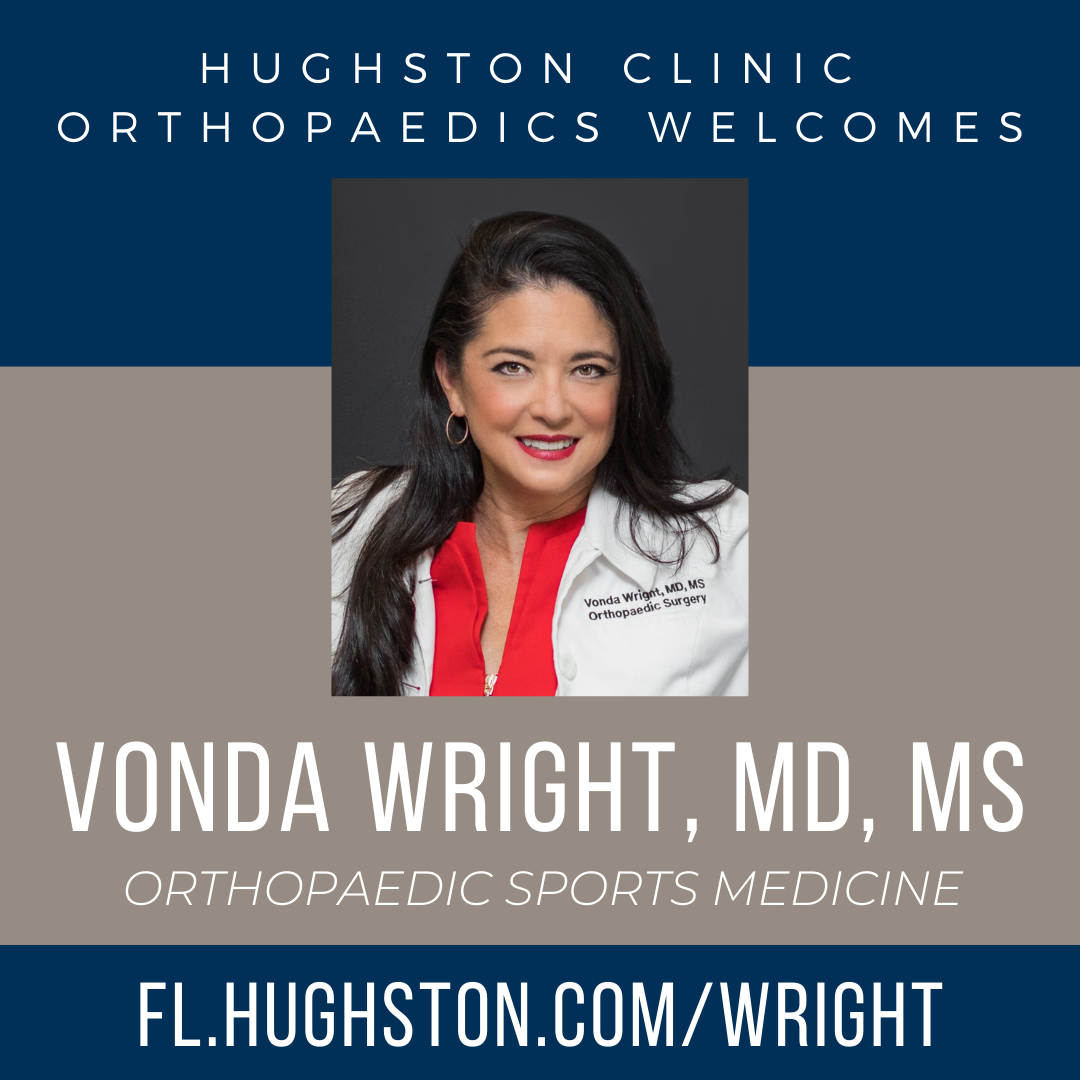 Hughston Clinic Orthopaedics welcomes Vonda Wright, MD, MS