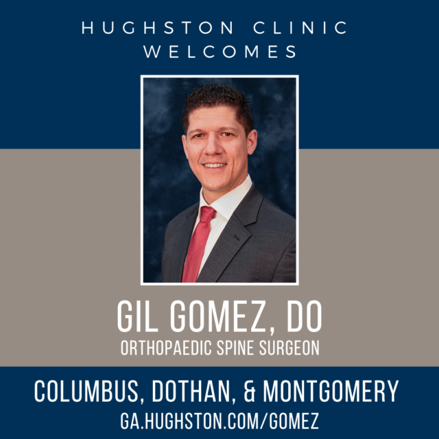 Hughston Clinic welcomes Dr. Gil Gomez